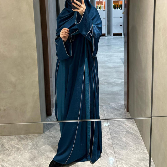 LUMAYA LUMAYA0933 3 Pcs Set Cardigan+Inner Dress+Hijab