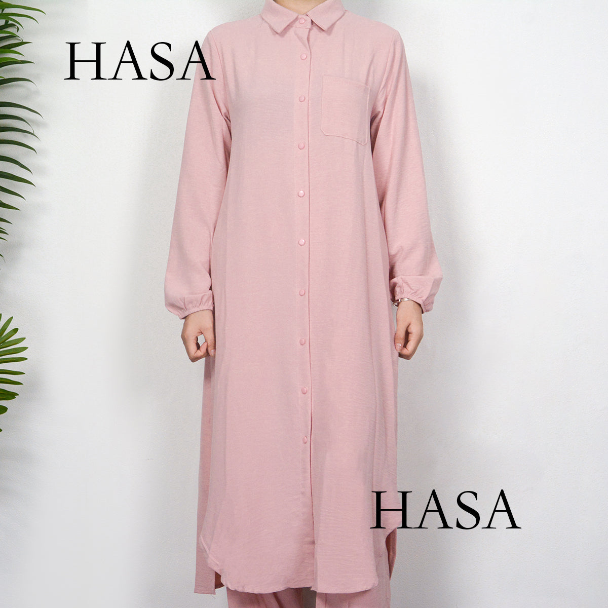 HAYA0628 HAYA Crepe women's two-piece suit