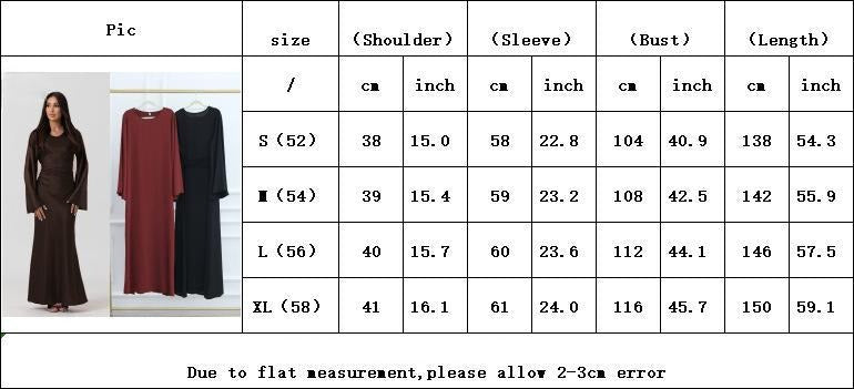LUMAYA6491 Elegant Bell Sleeve Maxi Dress