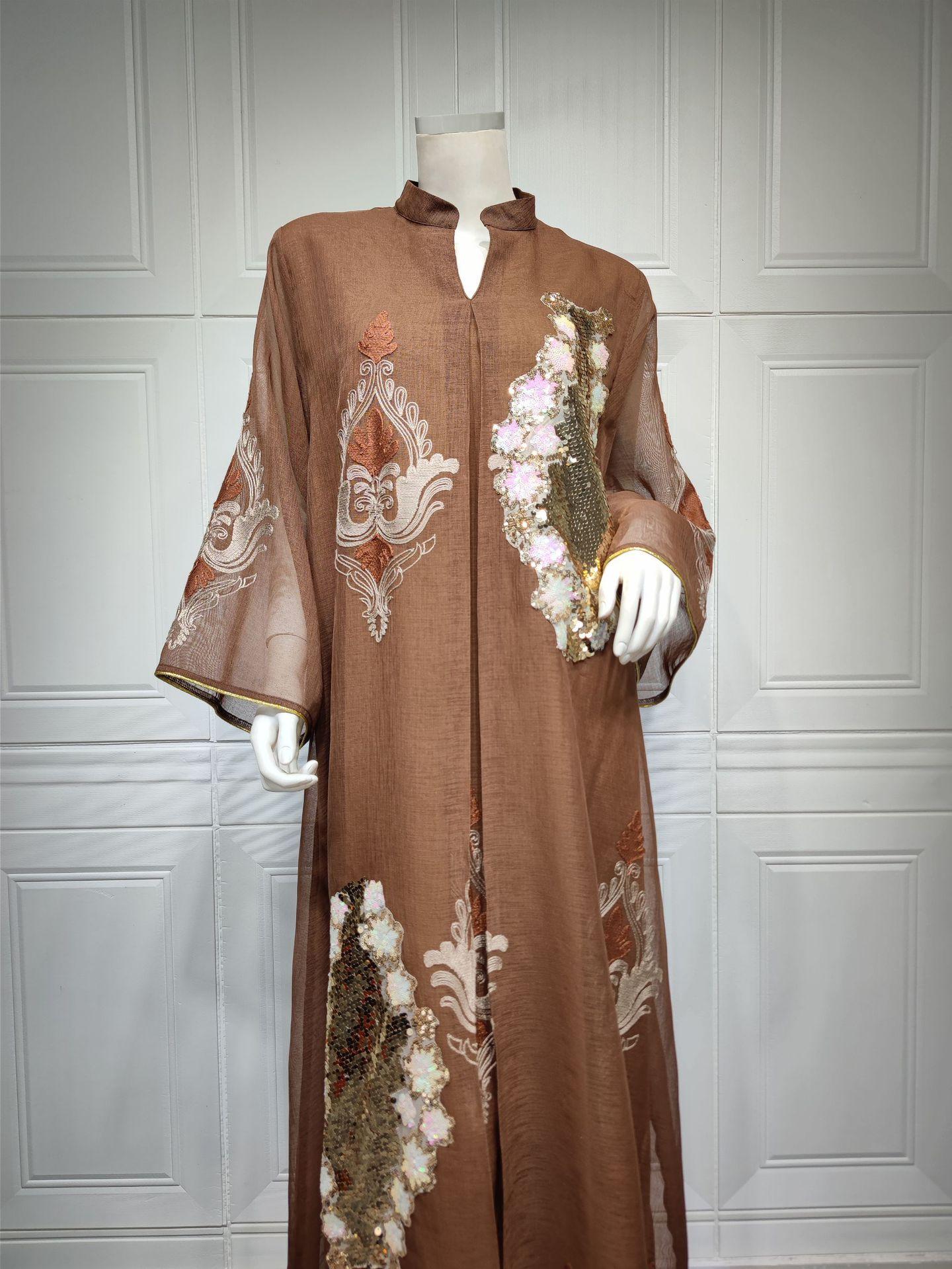 LUMAYA LUMAYA0443 Muslim Embroidered Dress