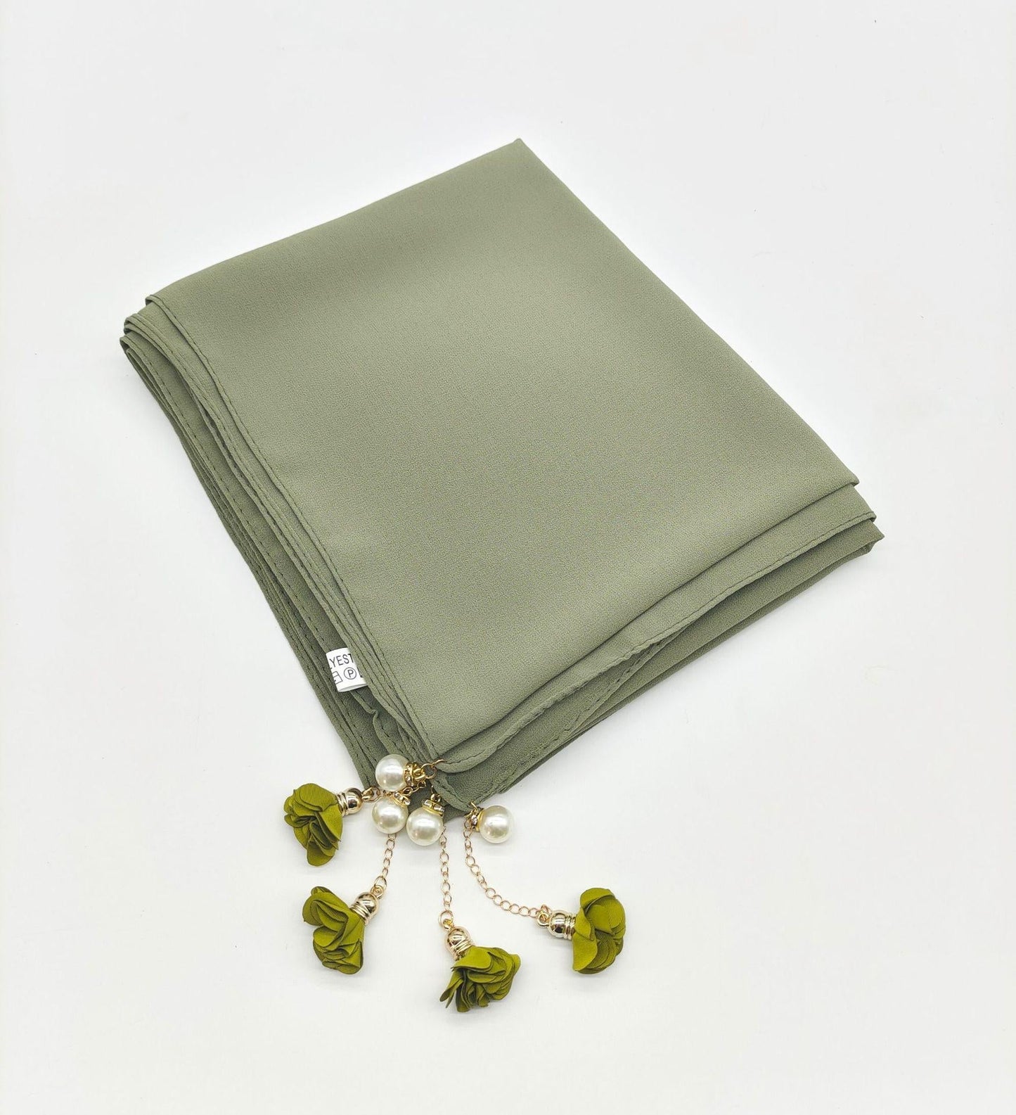 LUMAYA LUMAYA1055 Pearl Flower Hijab