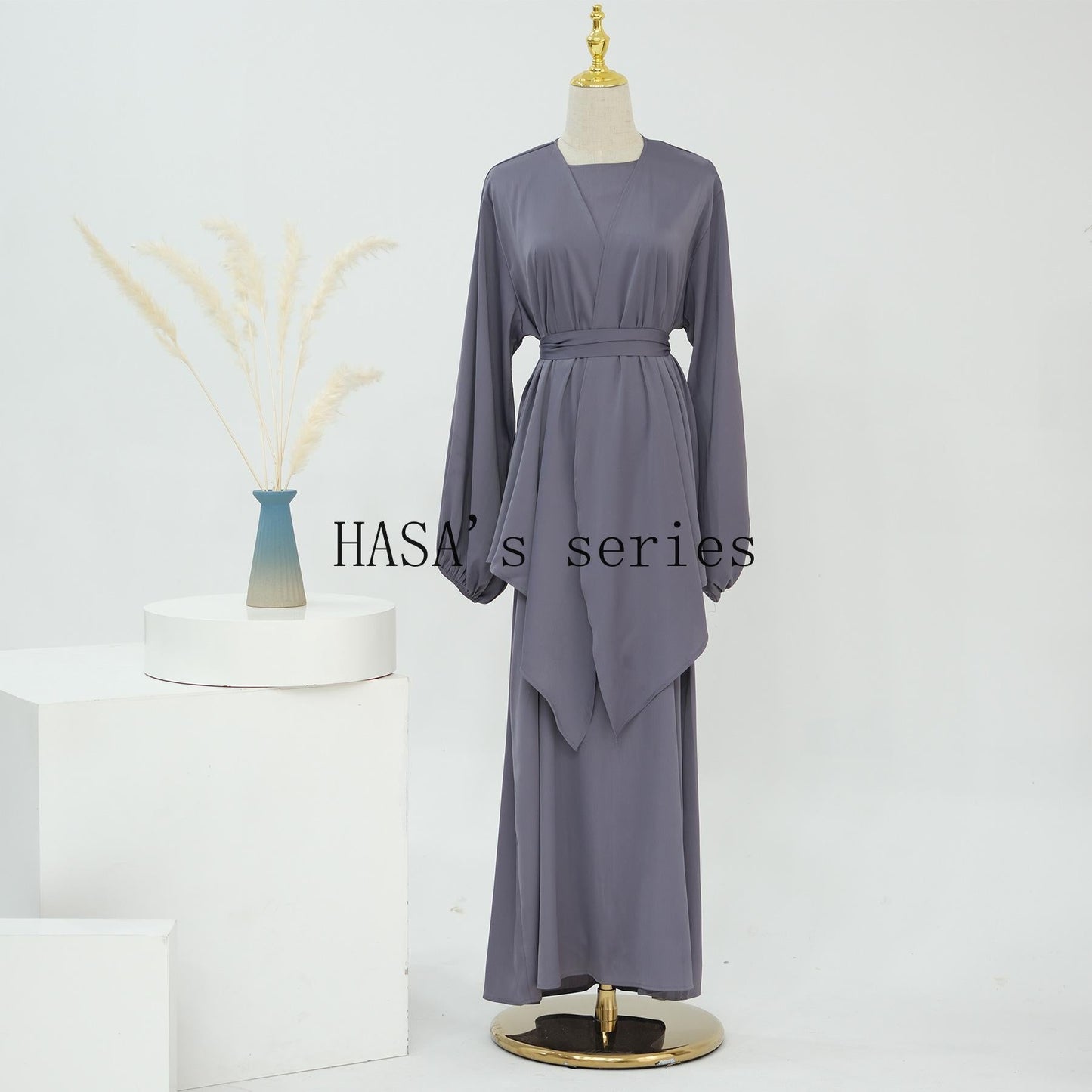 LUMAYA4845 Simple, Solid-color, Loose-fitting Two-piece Set, A Comfortable and Coordinated Outfit.