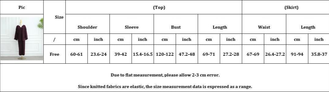 LM6597 Autumn and winter thickened knitted suit solid color two-piece suit (excluding headscarf) top + skirt