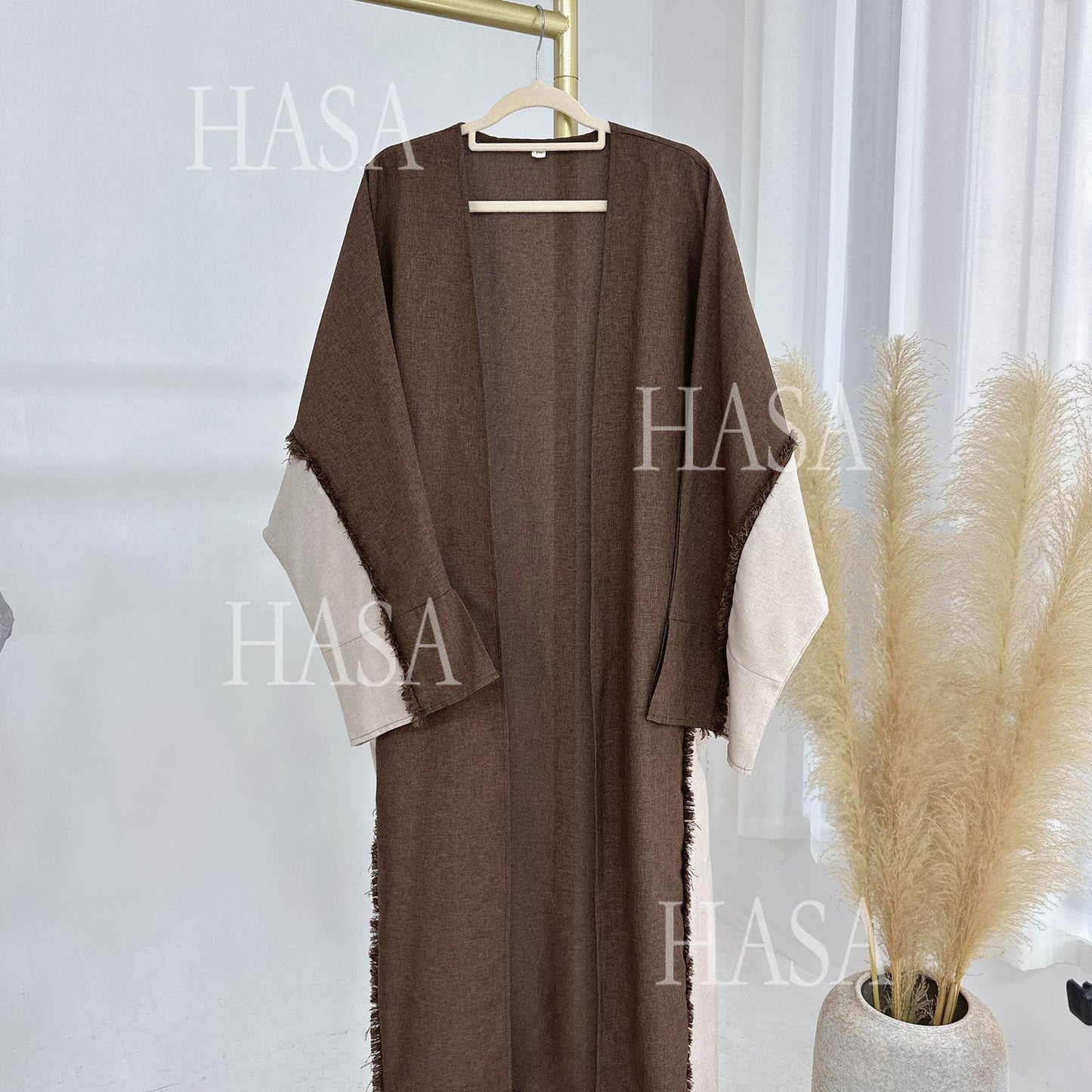 LUMAYA5606 Stylish Patchwork Robe - Cardigan and Dress (belt Pockets Only on Dress) party wear red dress graduation dress thick thigh 2 part bow outfits