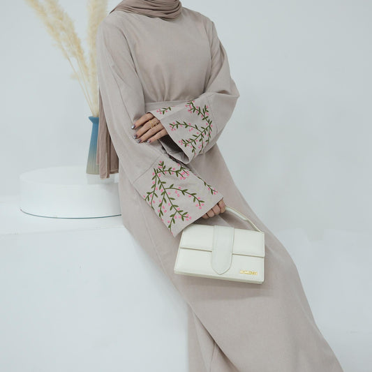 LUMAYA LUMAYA1090 Flower Embroidery Elegant Dress