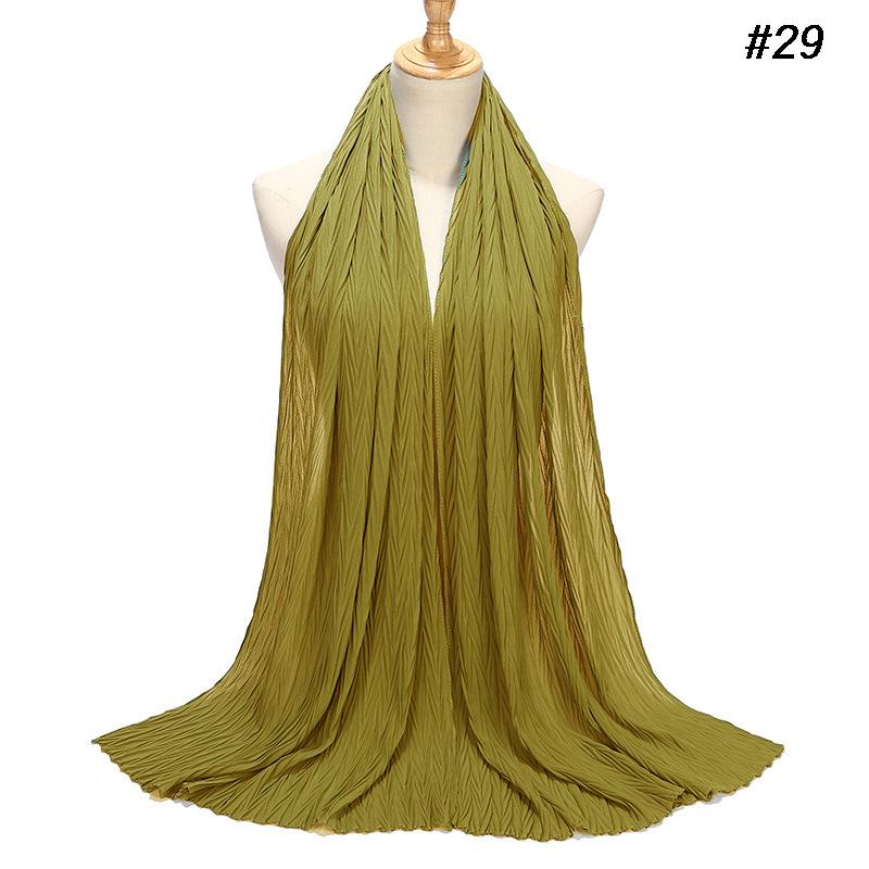LUMAYA LM1137 Pearl Chiffon Baotou Scarf