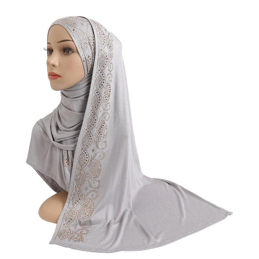 LUMAYA LM1144 Cotton Hot Gold Glass Diamond Headband