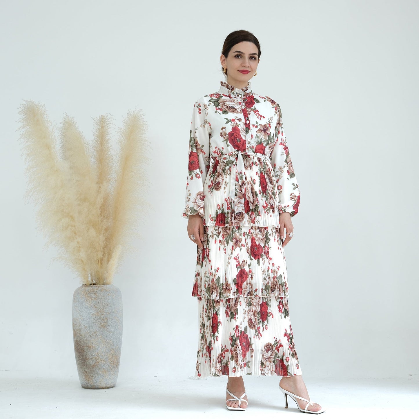 LUMAYA LUMAYA1009 Pure Beauty Printed Dress