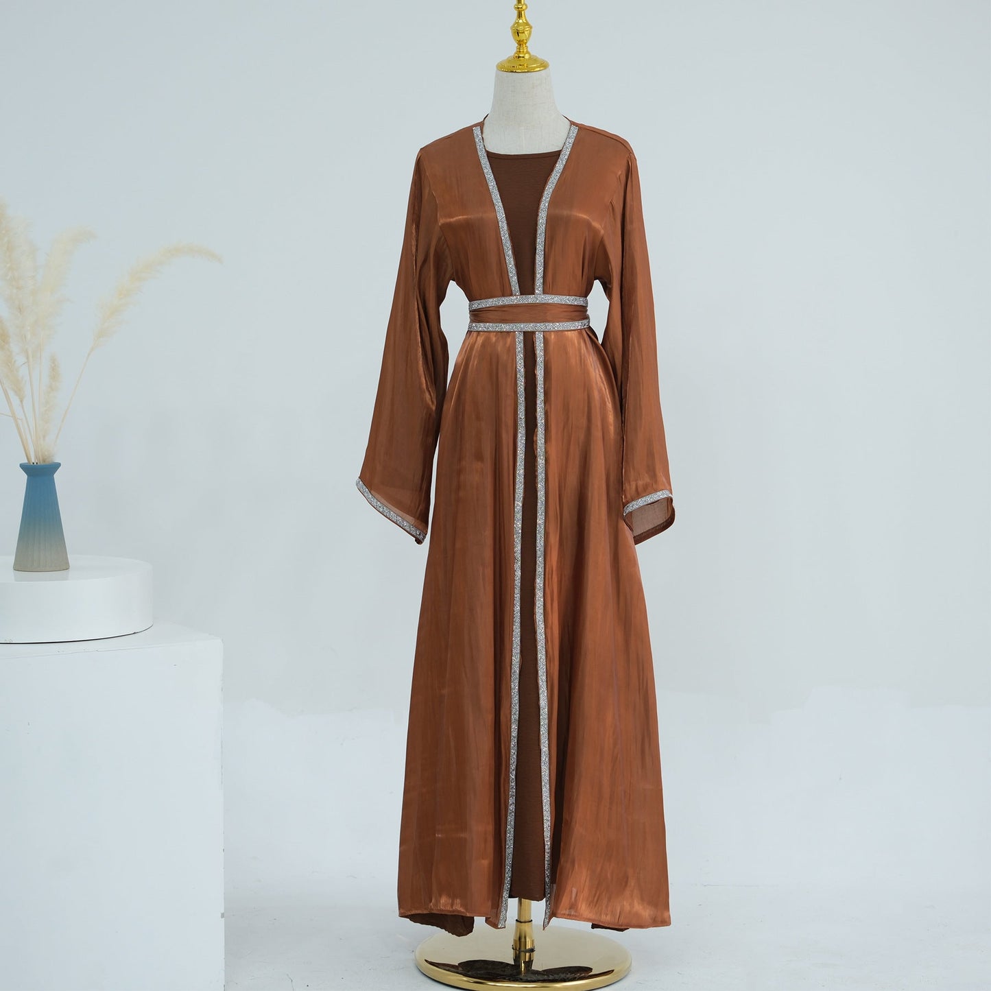 LUMAYA LM1184 2pcs Set Cardigan+Inner Dress