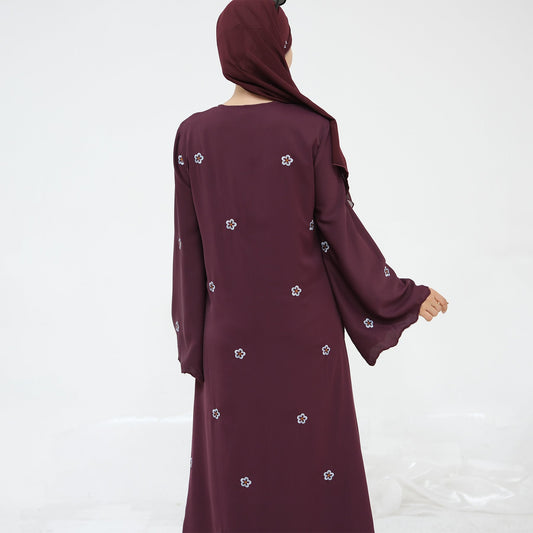 LM6612 All-over Embroidered Cardigan Two-piece Set