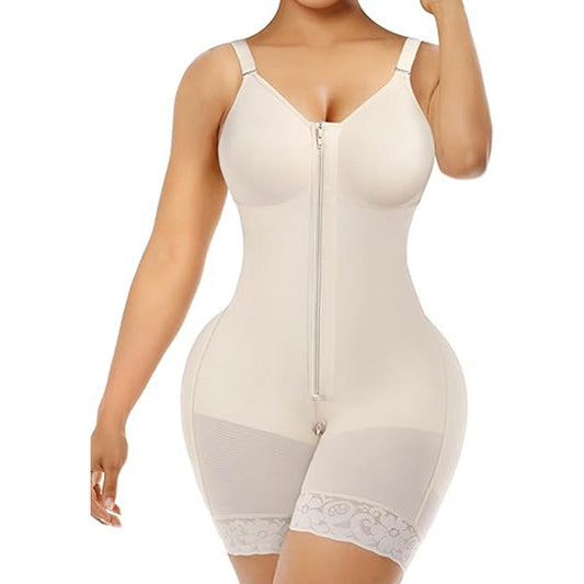 LUMAYA6674 One-piece zippered sLUMAYApewear (with integrated bra)