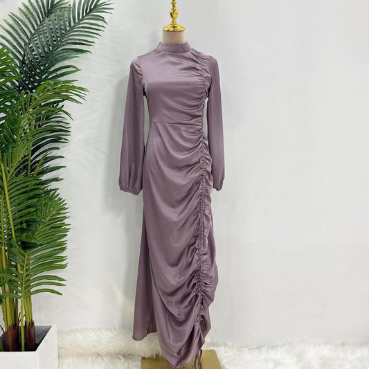LUMAYA LUMAYA1045 Solid Color Large Robe Dress