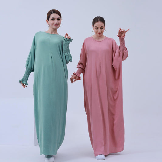 LUMAYA LUMAYA1003 Solid Bat Dress