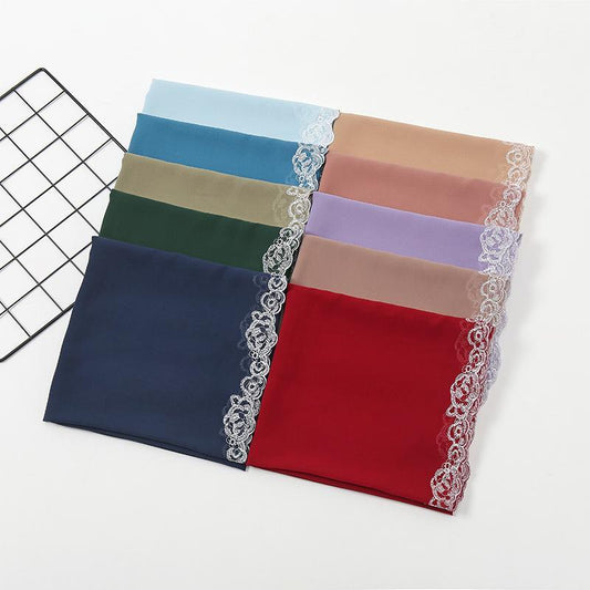 LUMAYA LM1124 Chiffon Fashion Lace Scarf