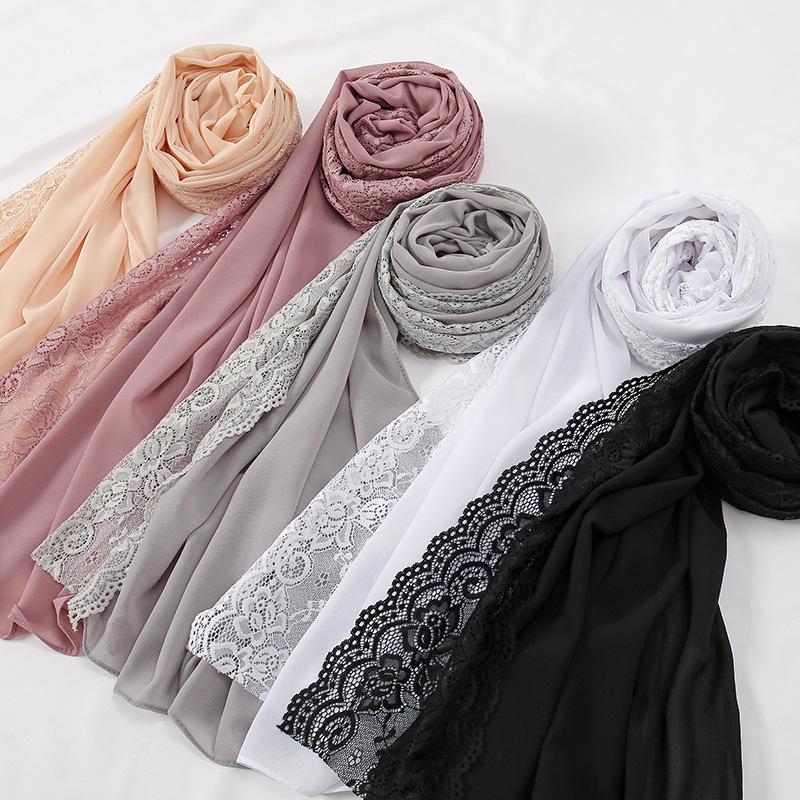 LUMAYA LM1125 New Pearl Chiffon Lace Lace Headband