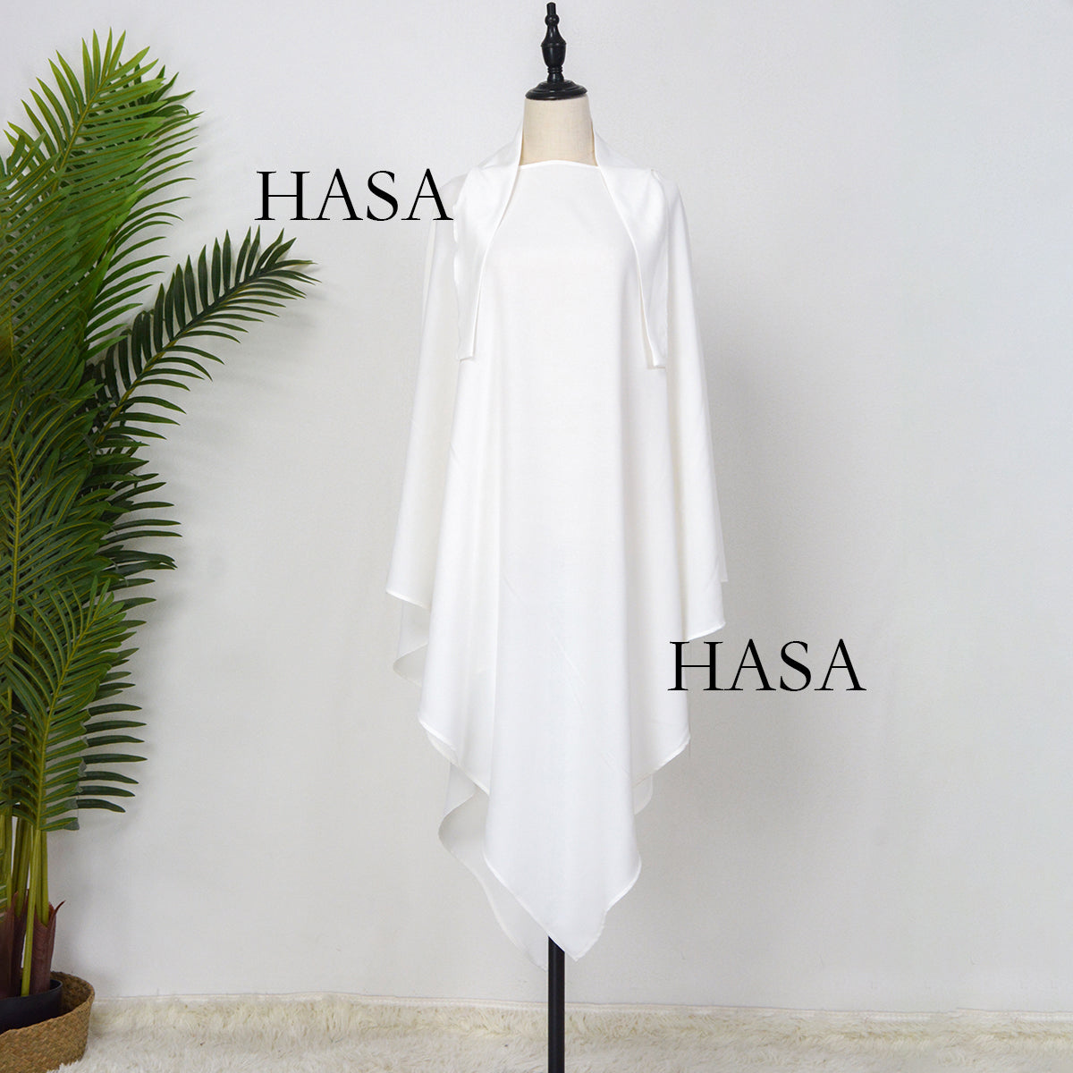 HAYAJ01 Muslim ICE SILK CREPE Khimar