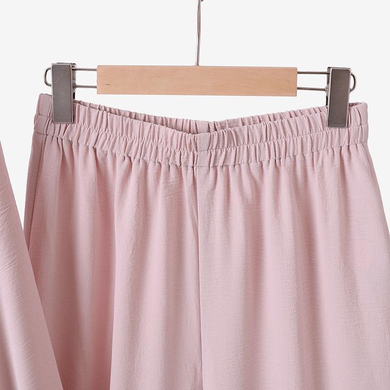 HAYA0628 HAYA  Crepe women's two-piece suit