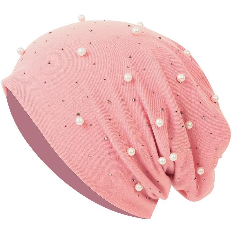 LUMAYA LM1092 Pearl Hot Diamond Pullover Cap