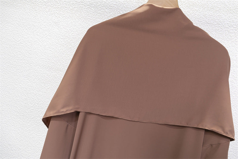 HAYA10049  New Middle East Dubai Turkish Robe Dress with Hijab hoody abaya