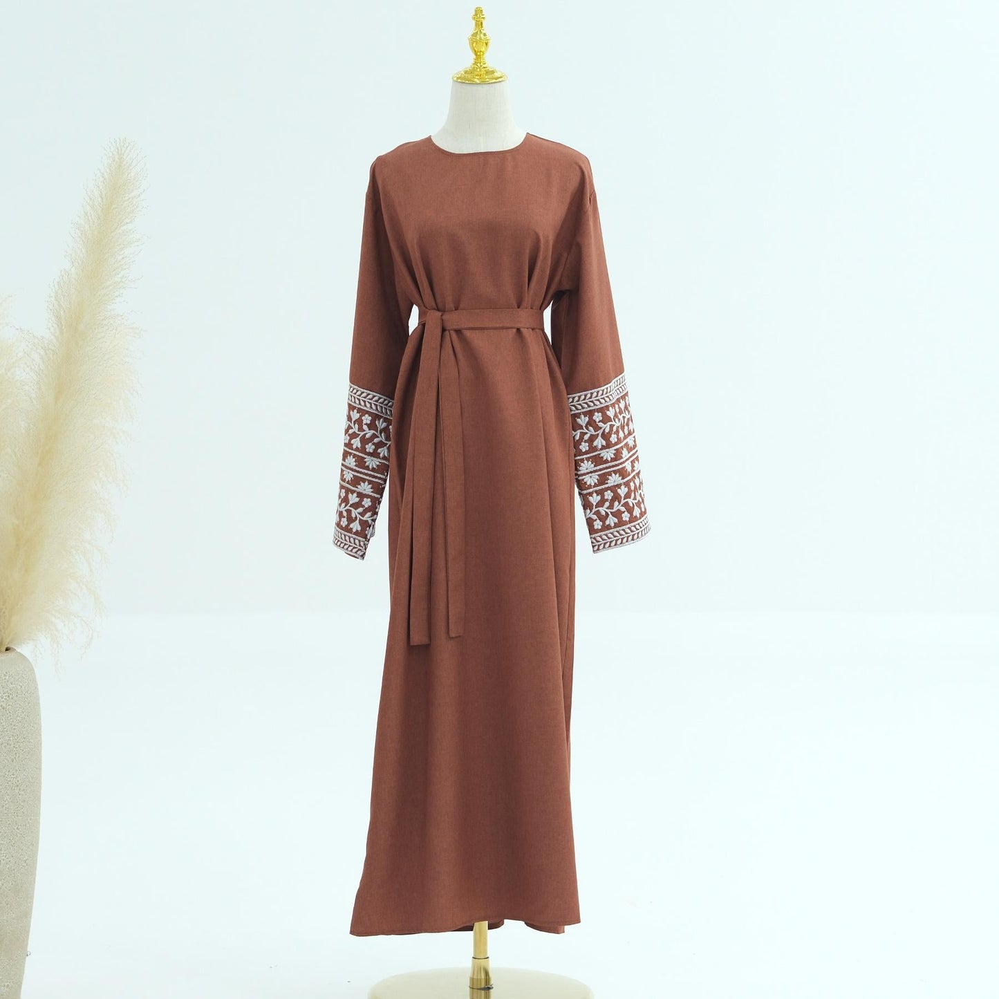 LUMAYA LM1172 Embroidered Elegant Dress Robe