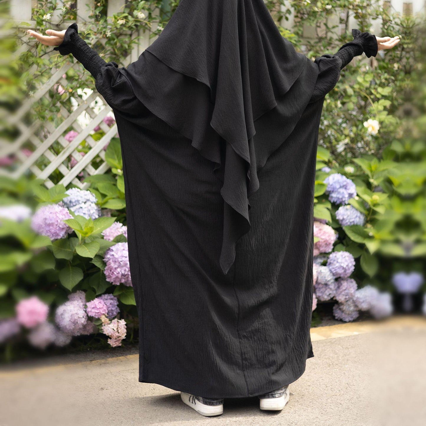LUMAYA LUMAYA1004 2pcs Set  Abaya+Hijab