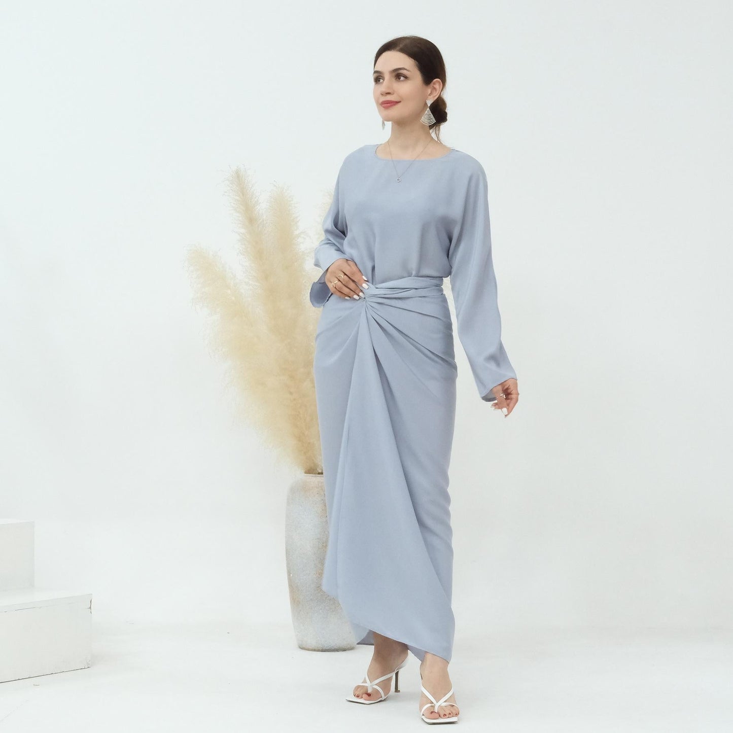 LUMAYA LUMAYA1010 2PCS Set Fashion Top and Skirt