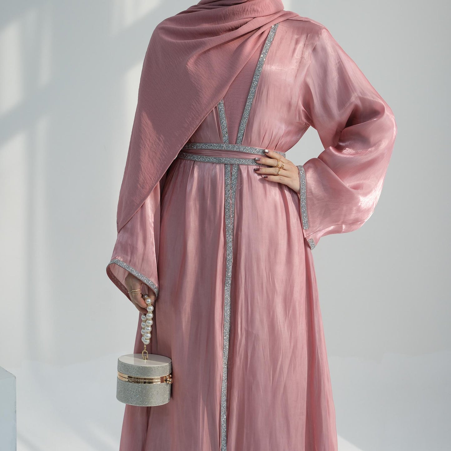 LUMAYA LM1184 2pcs Set Cardigan+Inner Dress