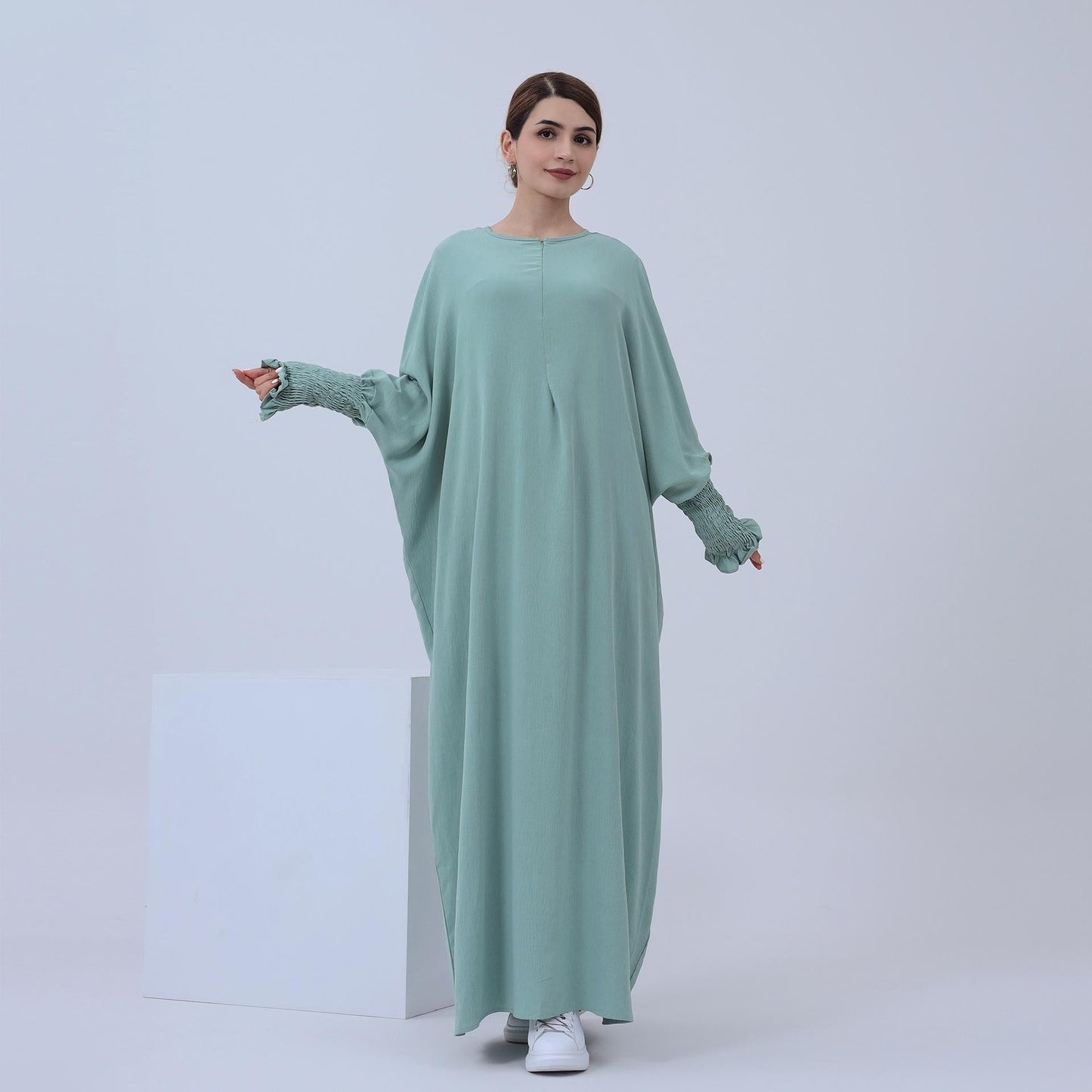 LUMAYA LUMAYA1003 Solid Bat Dress