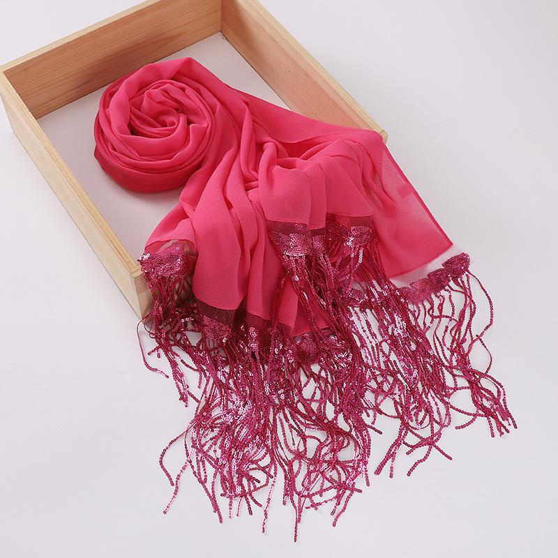 LUMAYA LM1139 Pearl Chiffon Scarf