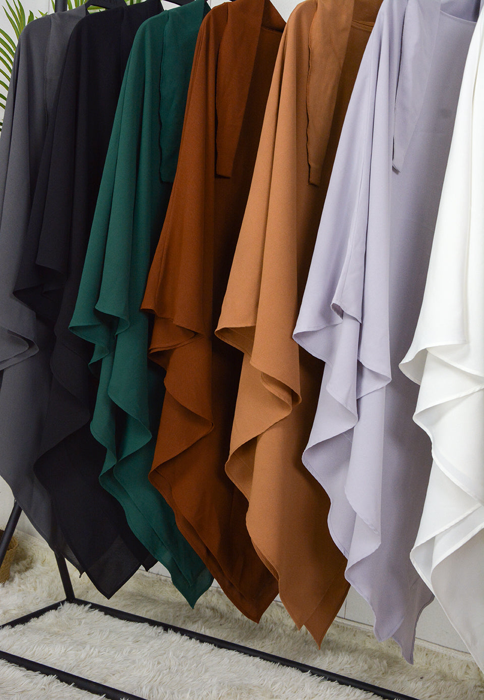 HAYAJ01 Muslim ICE SILK CREPE Khimar