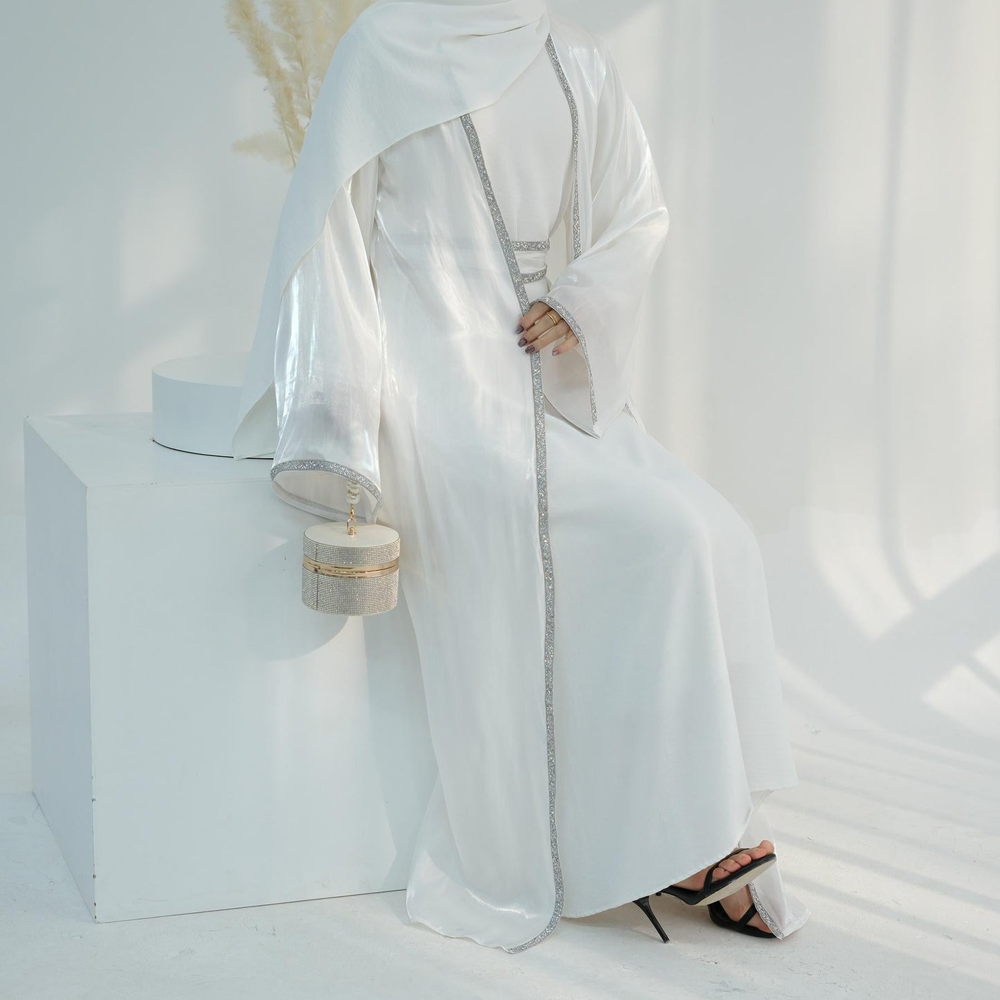 LUMAYA LM1184 2pcs Set Cardigan+Inner Dress