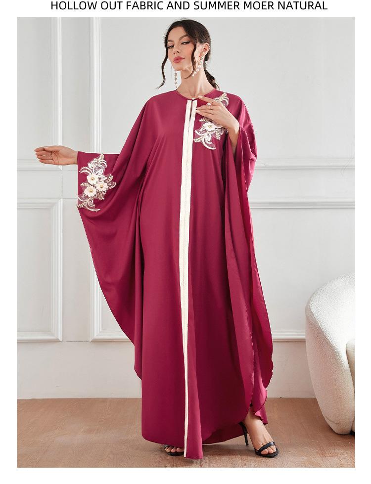 LUMAYA LUMAYA1087 New Style Elegant Decal Dress Robe