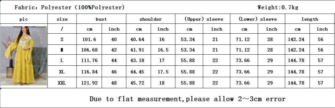 LM6639 Floral Appliqué Embroidered Long Dress