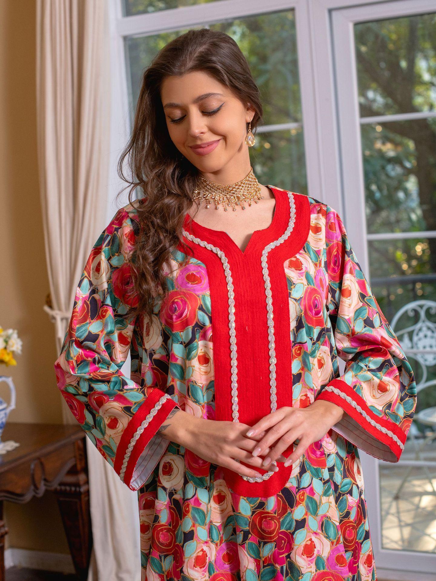 LUMAYA LUMAYA1073 Fashionable Embroidered Dress