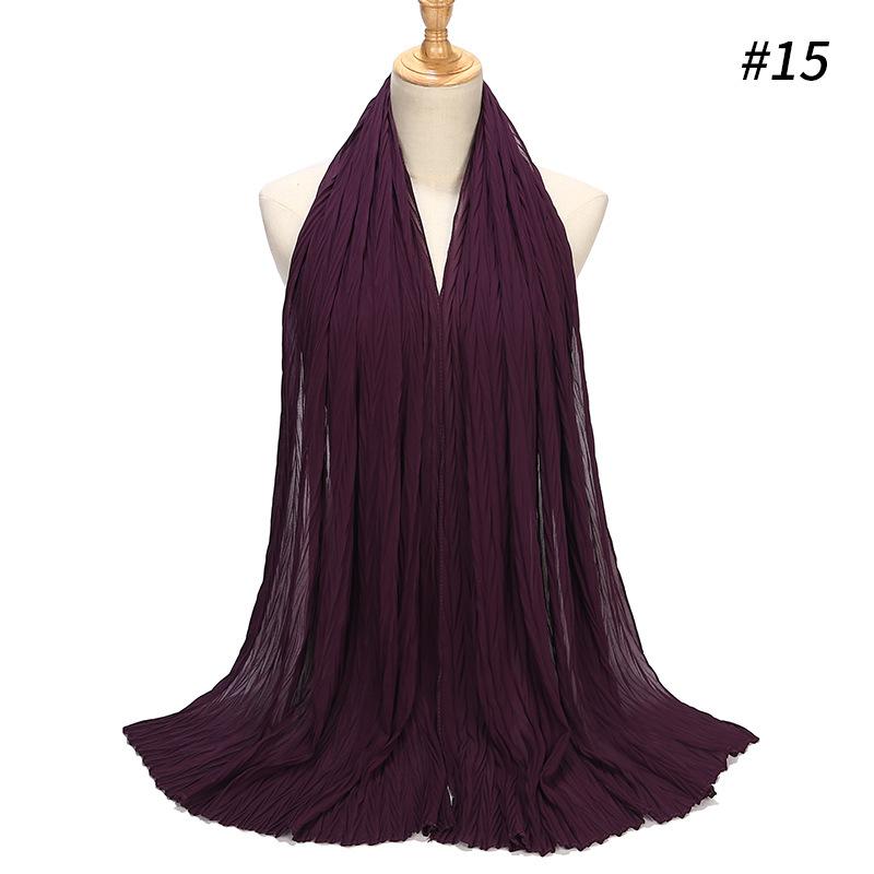 LUMAYA LM1137 Pearl Chiffon Baotou Scarf