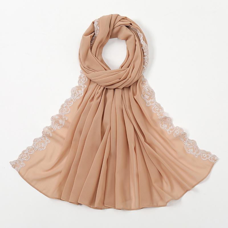 LUMAYA LM1124 Chiffon Fashion Lace Scarf