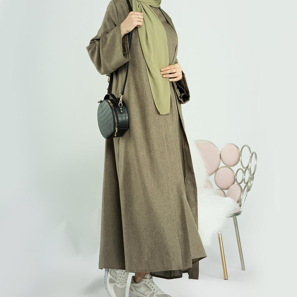 LUMAYA LUMAYA0710 2pcs Set Cardigan+Inner Dress