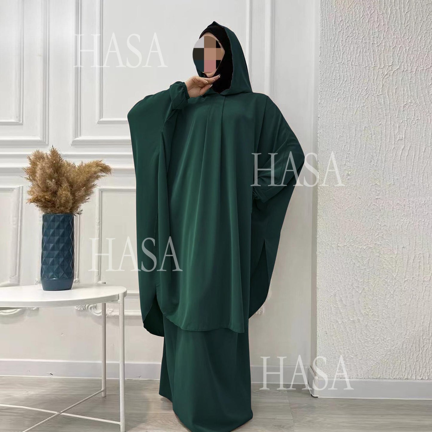 LM6583 Women's Loose Long Robe Suit