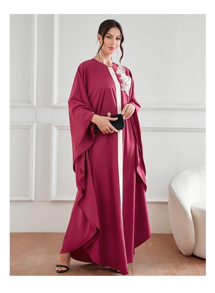 LUMAYA LUMAYA1087 New Style Elegant Decal Dress Robe