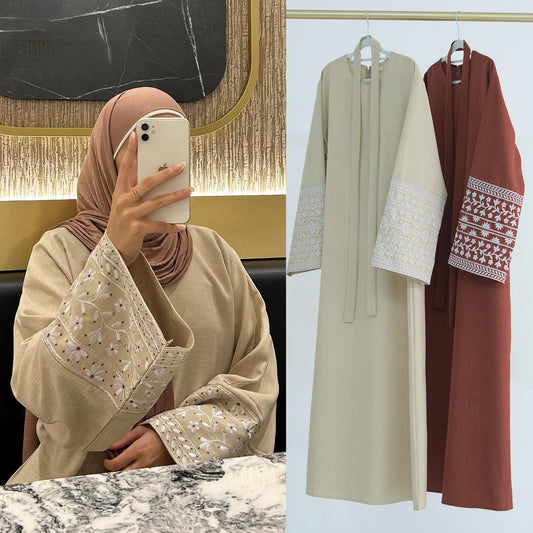 LUMAYA LM1172 Embroidered Elegant Dress Robe