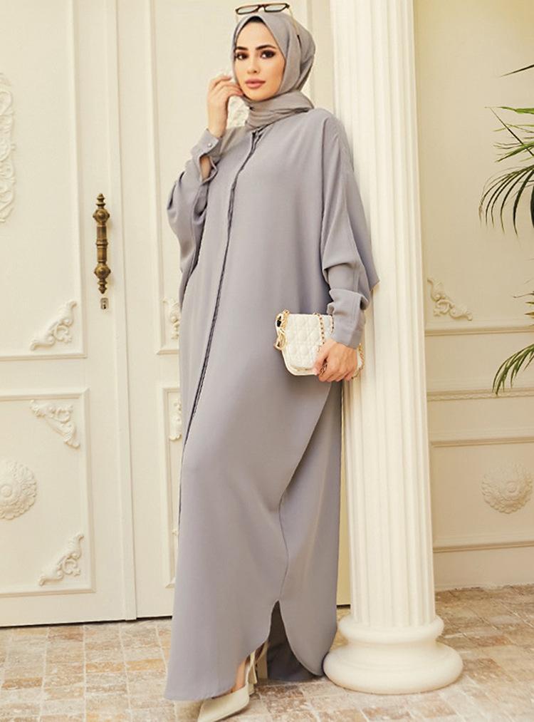 LUMAYA LUMAYA0519 Bat Sleeves Long Robe