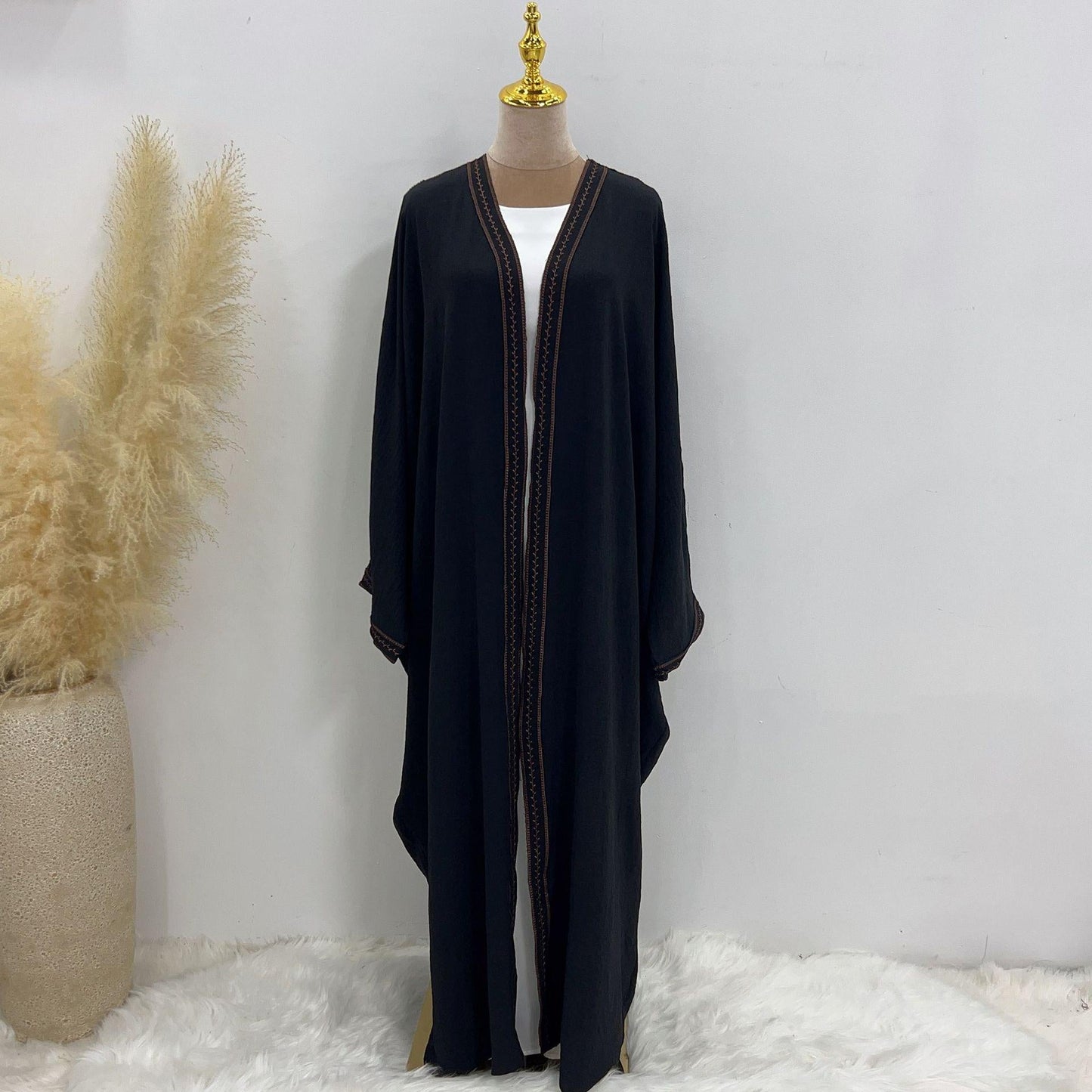 LUMAYA LUMAYA1016 Embroidered Lace Dress Robe