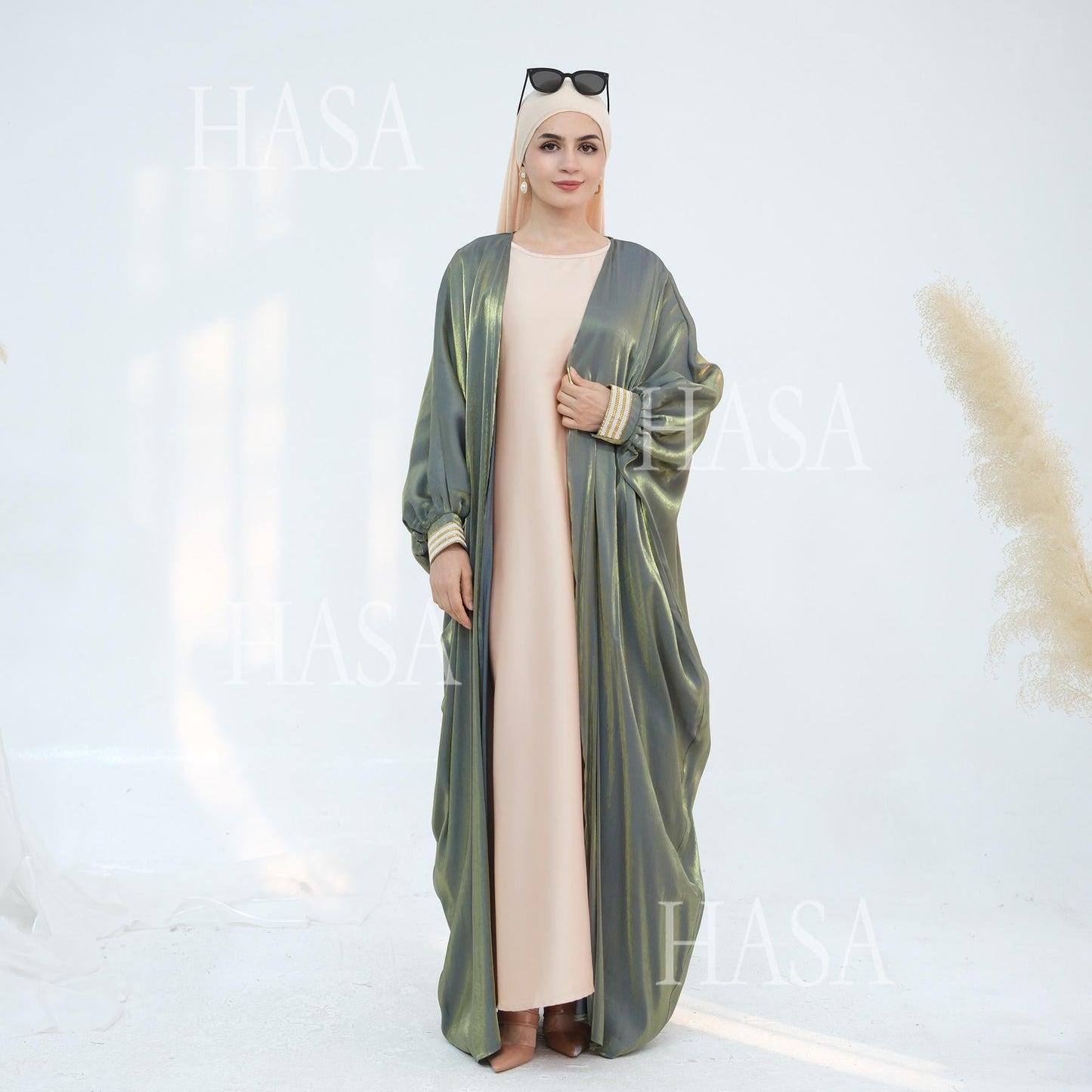 LUMAYA5873 Temperament Cardigan Long Coat Exquisite Trim To Create Elegant Style