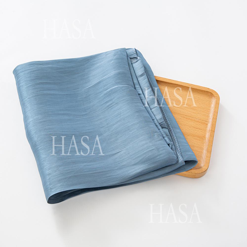 LUMAYA6479 A Simple Silk Scarf with A Mellow Color and A Light and Drapey Design