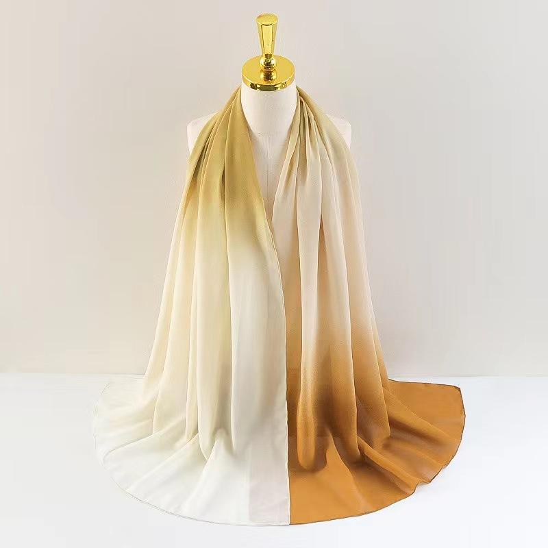 LUMAYA LM1148 New Gradient Chiffon Headscarf