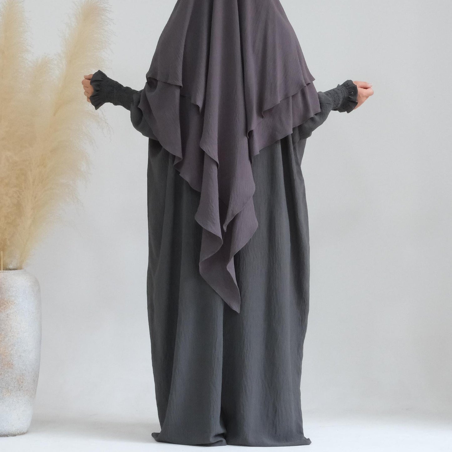 LUMAYA LUMAYA1004 2pcs Set  Abaya+Hijab