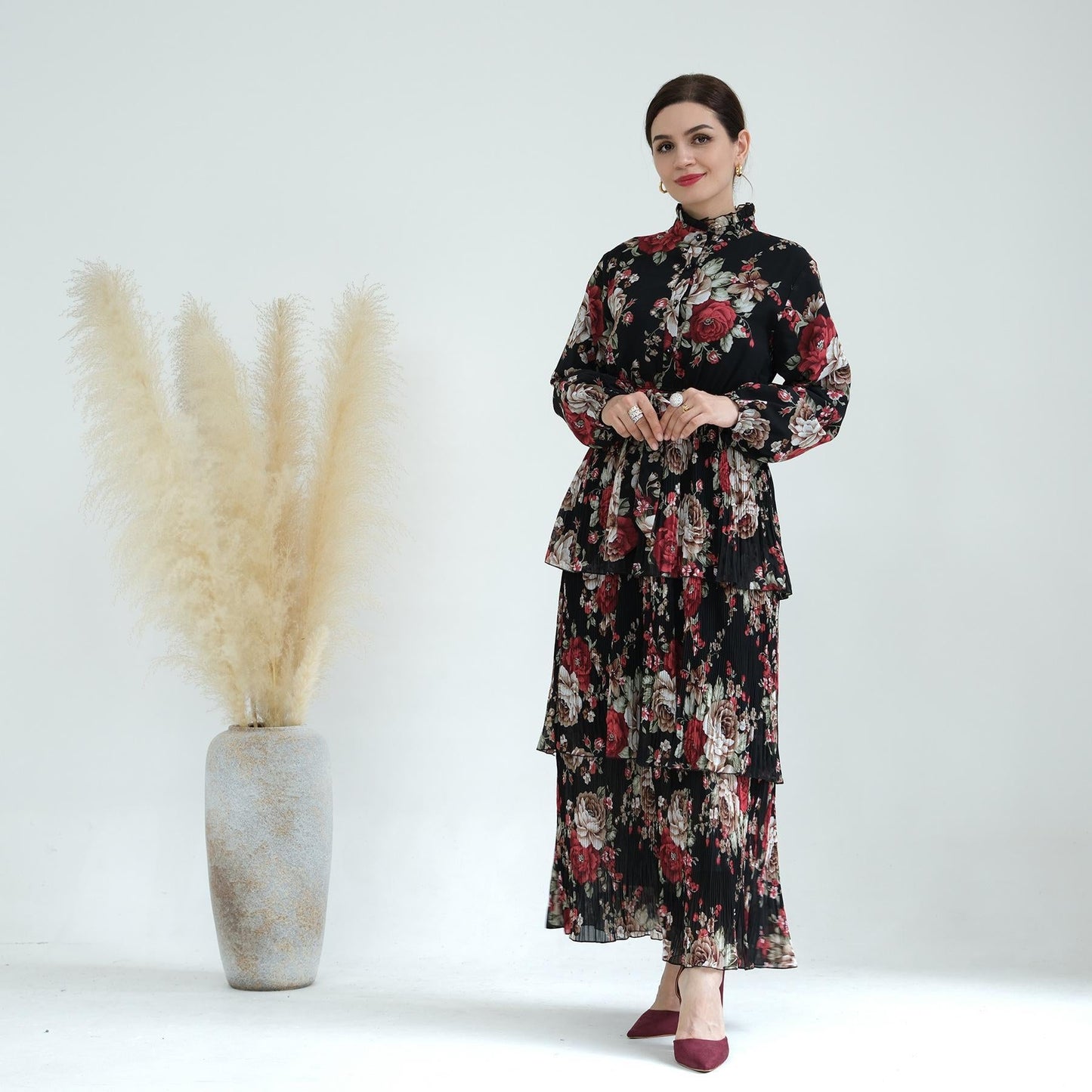 LUMAYA LUMAYA1008 Pure Beauty Printed Dress