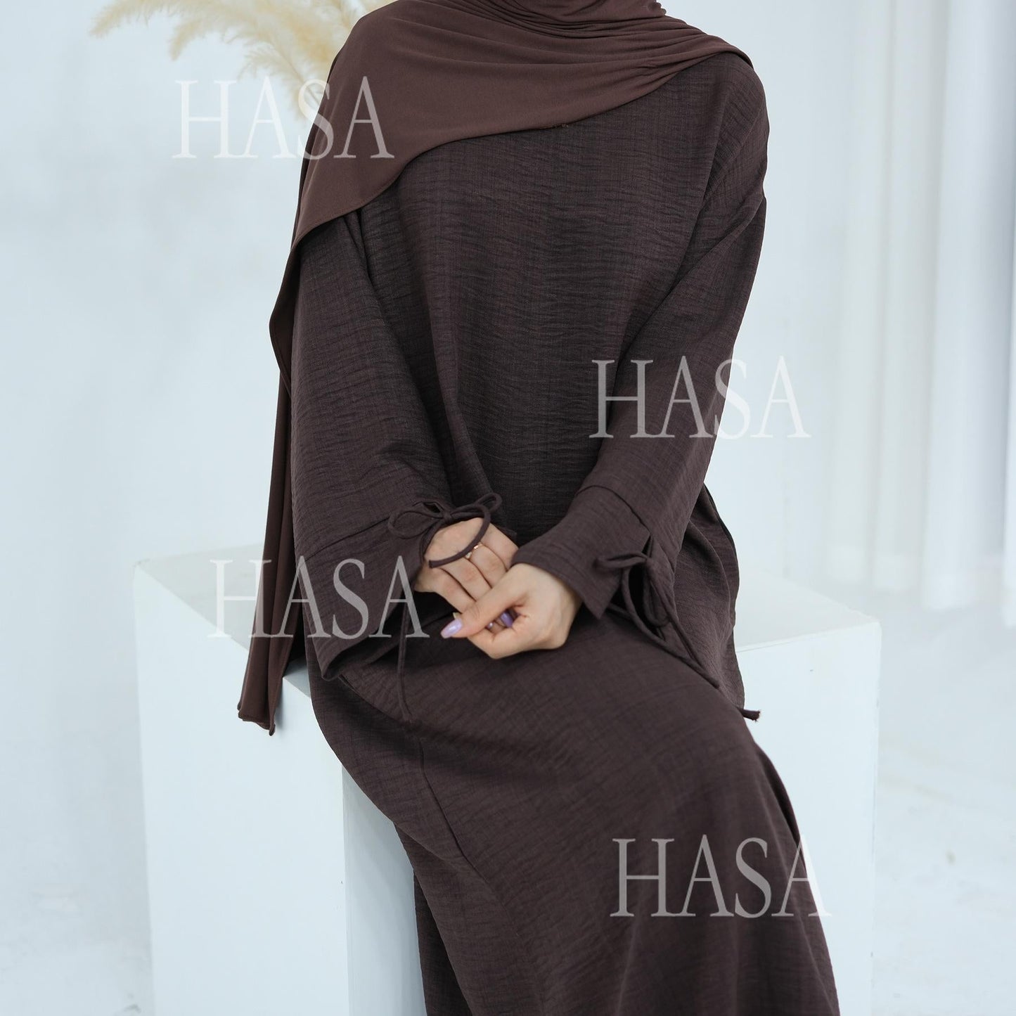 LUMAYA6554 Plain Modal Cotton Scarf with Lightweight Comfort