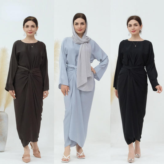 LUMAYA LUMAYA1010 2PCS Set Fashion Top and Skirt