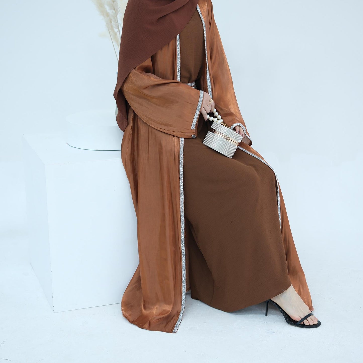 LUMAYA LM1184 2pcs Set Cardigan+Inner Dress